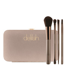 Load image into Gallery viewer, Travel Vegan Brush Collection 4 Piece Mini Brush Collection