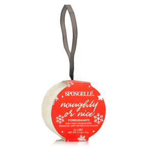 Spongellé Holiday Ornament - Naughty Or Nice